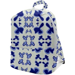 Abstract Pattern Geometric Backgrounds   Zip Up Backpack by Eskimos