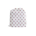 Weird Fantasy Bird Drawing Motif Pattern Drawstring Pouch (Medium) View1