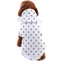 Weird Fantasy Bird Drawing Motif Pattern Dog Coat View2