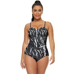 Abstract Light Games 3 Retro Full Coverage Swimsuit by DimitriosArt
