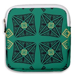 Abstract Pattern Geometric Backgrounds   Mini Square Pouch by Eskimos