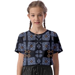 Abstract Pattern Geometric Backgrounds   Kids  Basic Tee by Eskimos