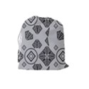 Abstract pattern geometric backgrounds   Drawstring Pouch (Large) View2