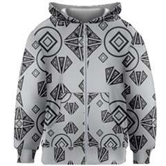 Abstract Pattern Geometric Backgrounds   Kids  Zipper Hoodie Without Drawstring by Eskimos