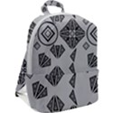 Abstract pattern geometric backgrounds   Zip Up Backpack View2