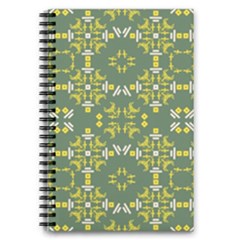 Abstract Pattern Geometric Backgrounds   5 5  X 8 5  Notebook by Eskimos