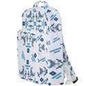 Abstract pattern geometric backgrounds   Double Compartment Backpack View1