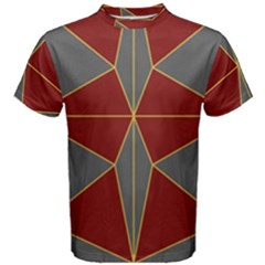 Abstract Pattern Geometric Backgrounds   Men s Cotton Tee by Eskimos
