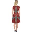 Abstract pattern geometric backgrounds   Capsleeve Midi Dress View2