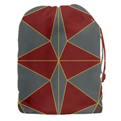 Abstract Pattern Geometric Backgrounds   Drawstring Pouch (3xl) by Eskimos