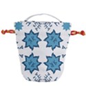 Abstract pattern geometric backgrounds   Drawstring Bucket Bag View2