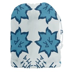 Abstract Pattern Geometric Backgrounds   Drawstring Pouch (3xl) by Eskimos