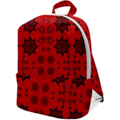 Abstract Pattern Geometric Backgrounds   Zip Up Backpack by Eskimos