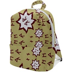 Abstract Pattern Geometric Backgrounds   Zip Up Backpack by Eskimos