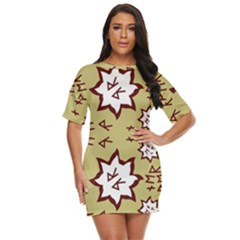 Abstract Pattern Geometric Backgrounds   Just Threw It On Dress by Eskimos