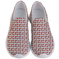 Kawaii Jam Pattern Aqua Men s Lightweight Slip Ons by violetheavensky