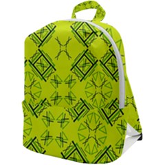 Abstract Pattern Geometric Backgrounds   Zip Up Backpack by Eskimos