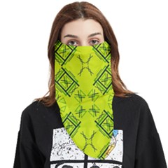 Abstract Pattern Geometric Backgrounds   Face Covering Bandana (triangle) by Eskimos
