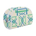 Abstract pattern geometric backgrounds   Make Up Case (Small) View1