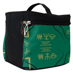 Abstract Pattern Geometric Backgrounds   Make Up Travel Bag (small) by Eskimos