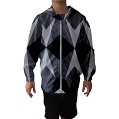 Abstract Pattern Geometric Backgrounds   Kids  Hooded Windbreaker by Eskimos