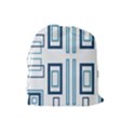 Abstract pattern geometric backgrounds   Drawstring Pouch (Large) View2