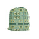 Abstract pattern geometric backgrounds   Drawstring Pouch (Large) View1