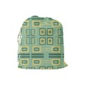 Abstract pattern geometric backgrounds   Drawstring Pouch (Large) View2