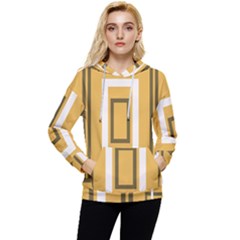 Abstract Pattern Geometric Backgrounds   Women s Lightweight Drawstring Hoodie by Eskimos