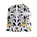 Folk flowers print Floral pattern Ethnic art Drawstring Pouch (2XL) View1