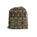 Folk flowers print Floral pattern Ethnic art Drawstring Pouch (Large) View1