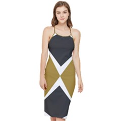 Abstract Pattern Geometric Backgrounds   Bodycon Cross Back Summer Dress by Eskimos