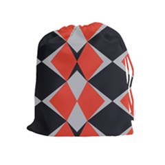 Abstract Pattern Geometric Backgrounds   Drawstring Pouch (xl) by Eskimos