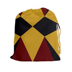 Abstract Pattern Geometric Backgrounds   Drawstring Pouch (2xl) by Eskimos