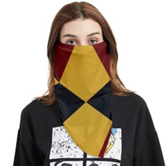 Abstract Pattern Geometric Backgrounds   Face Covering Bandana (triangle) by Eskimos