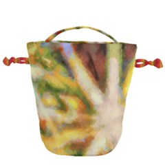 Requiem  Of The Yellow Stars Drawstring Bucket Bag by DimitriosArt
