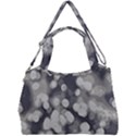 Gray circles of light Double Compartment Shoulder Bag View1