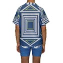 Abstract pattern geometric backgrounds   Kids  Short Sleeve Swimwear View2