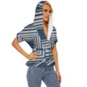 Abstract pattern geometric backgrounds   Lightweight Drawstring Hooded Top View3