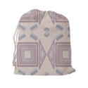 Abstract pattern geometric backgrounds   Drawstring Pouch (2XL) View2