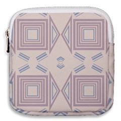 Abstract Pattern Geometric Backgrounds   Mini Square Pouch by Eskimos