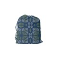 Folk flowers print Floral pattern Ethnic art Drawstring Pouch (Small) View2