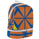 Abstract pattern geometric backgrounds   Zip Bottom Backpack View2