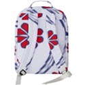 Folk flowers print Floral pattern Ethnic art Double Compartment Backpack View3