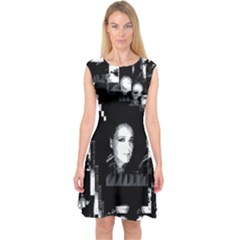 Mrn Echo Capsleeve Midi Dress by MRNStudios