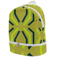 Abstract Pattern Geometric Backgrounds   Zip Bottom Backpack by Eskimos