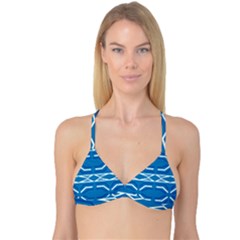 Abstract Pattern Geometric Backgrounds   Reversible Tri Bikini Top by Eskimos