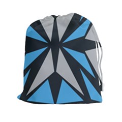 Abstract Pattern Geometric Backgrounds   Drawstring Pouch (2xl) by Eskimos