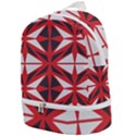 Abstract pattern geometric backgrounds   Zip Bottom Backpack View1