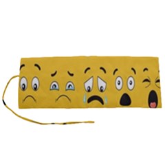 Emojis Roll Up Canvas Pencil Holder (s) by Sparkle